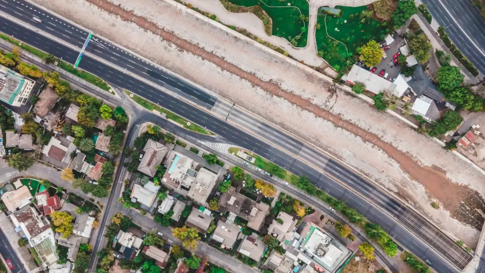 Urbanización e infraestructura vial en Santiago, Chile